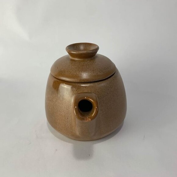 Frankoma 6J Brown Plainsman Teapot - Picture 4 of 9